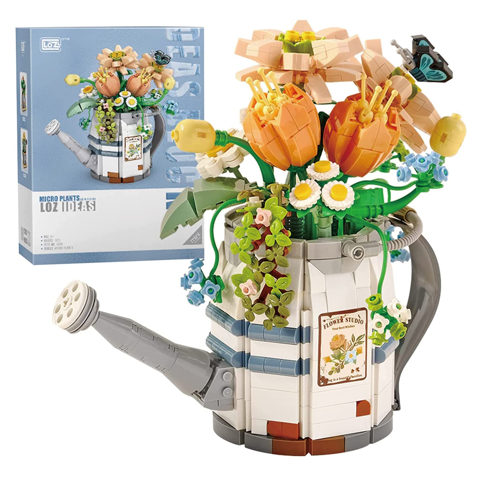Amazon.co.jp: POSO ブロック 花 おもちゃ 枯れない花 大人 こども